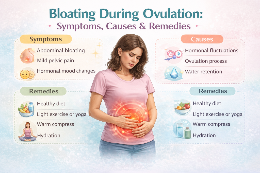 Bloating During Ovulation: Symptoms, Causes, and Effective Remedies for Women